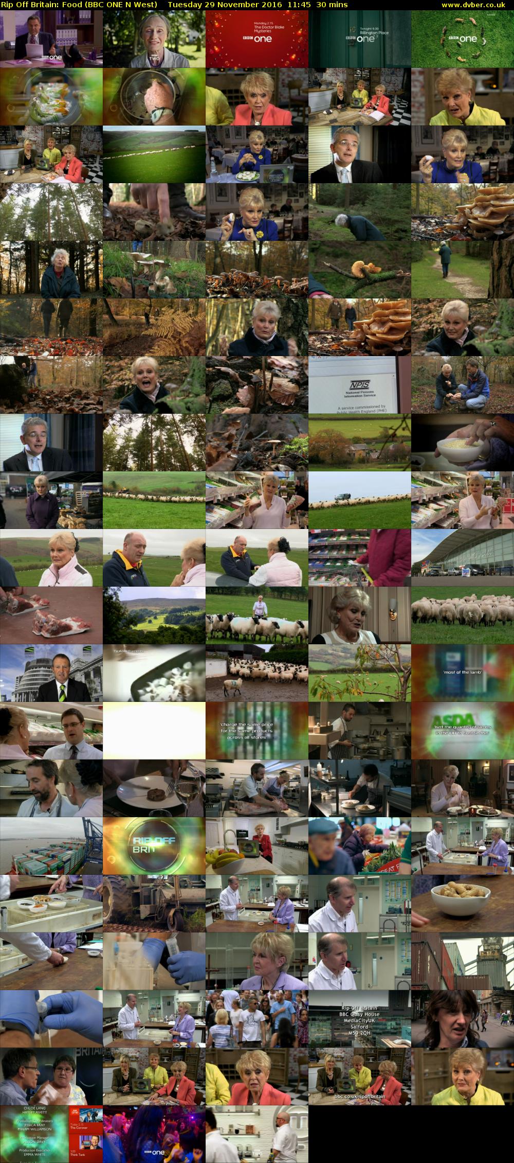 Rip Off Britain: Food (BBC ONE N West) Tuesday 29 November 2016 11:45 - 12:15