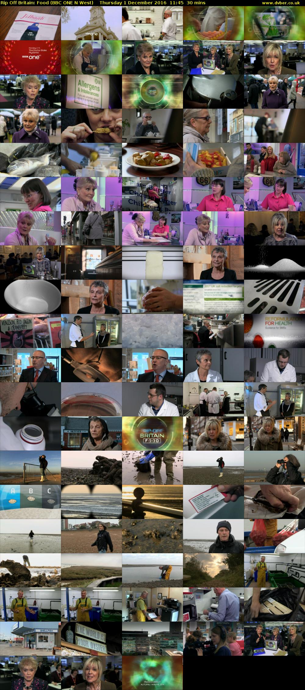 Rip Off Britain: Food (BBC ONE N West) Thursday 1 December 2016 11:45 - 12:15