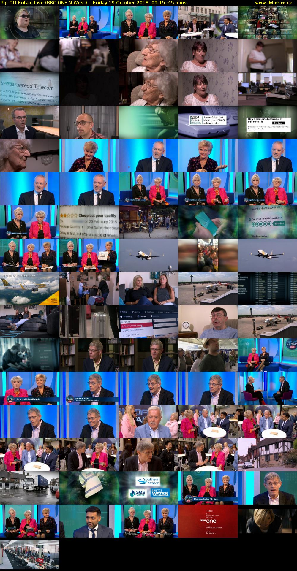 Rip Off Britain Live (BBC ONE N West) Friday 19 October 2018 09:15 - 10:00