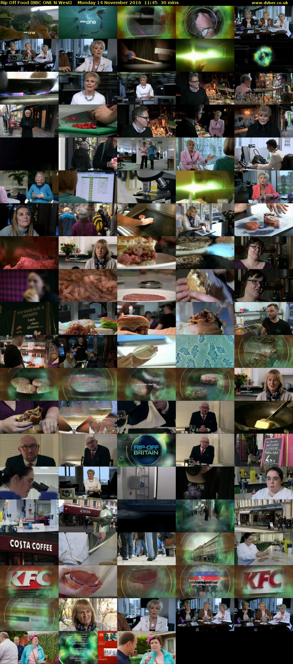 Rip Off Food (BBC ONE N West) Monday 14 November 2016 11:45 - 12:15