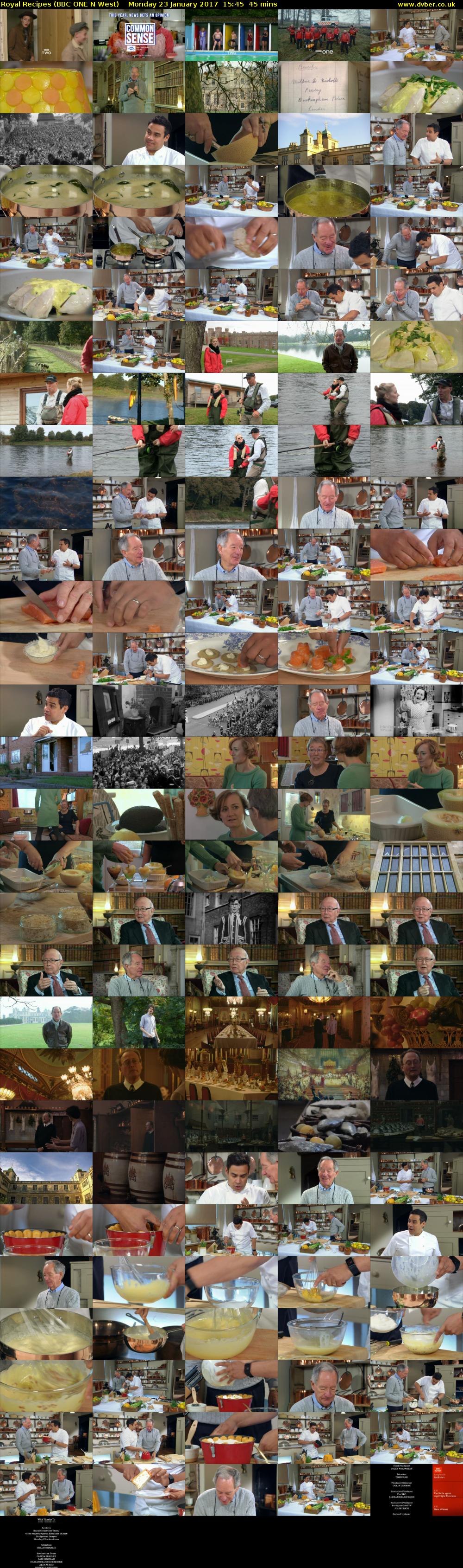 Royal Recipes (BBC ONE N West) Monday 23 January 2017 15:45 - 16:30