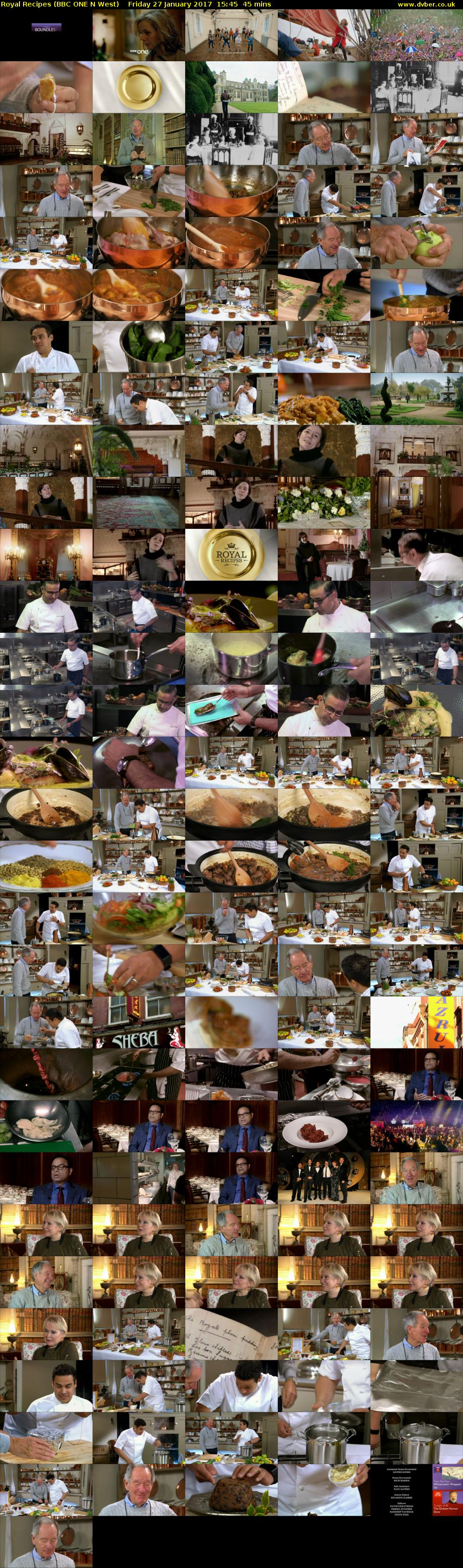 Royal Recipes (BBC ONE N West) Friday 27 January 2017 15:45 - 16:30