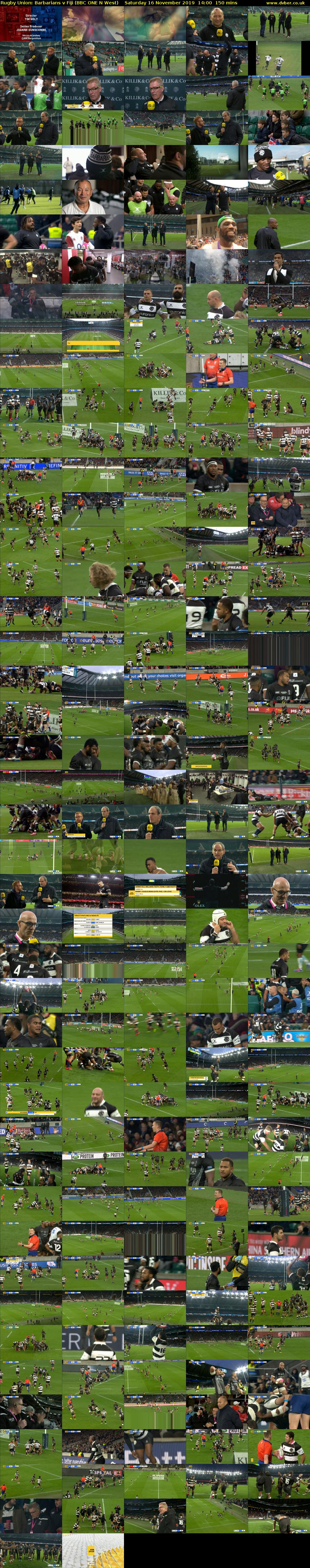 Rugby Union: Barbarians v Fiji (BBC ONE N West) Saturday 16 November 2019 14:00 - 16:30