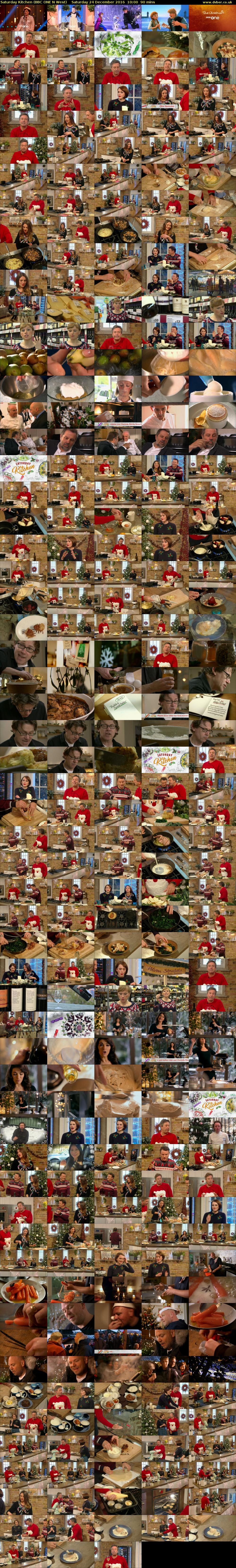 Saturday Kitchen (BBC ONE N West) Saturday 24 December 2016 10:00 - 11:30