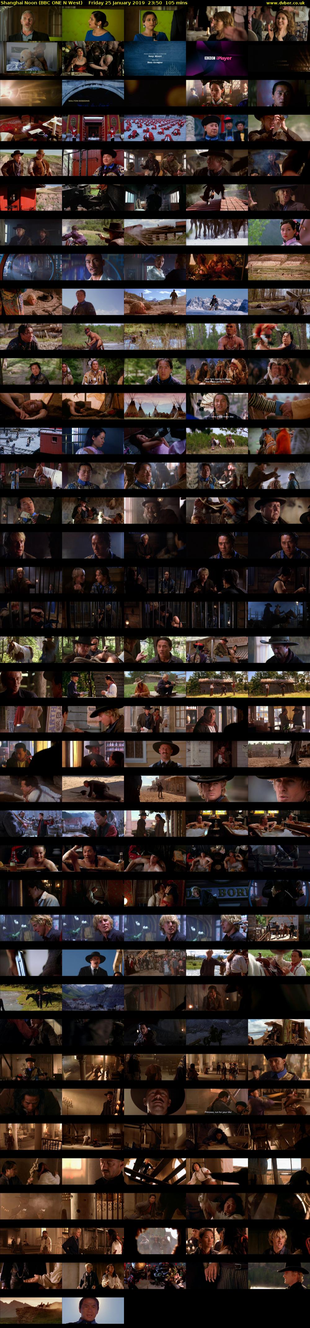 Shanghai Noon (BBC ONE N West) Friday 25 January 2019 23:50 - 01:35