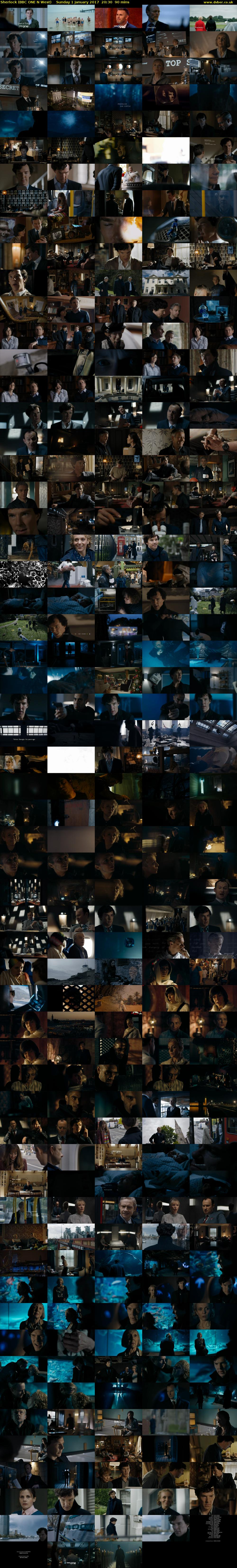 Sherlock (BBC ONE N West) Sunday 1 January 2017 20:30 - 22:00