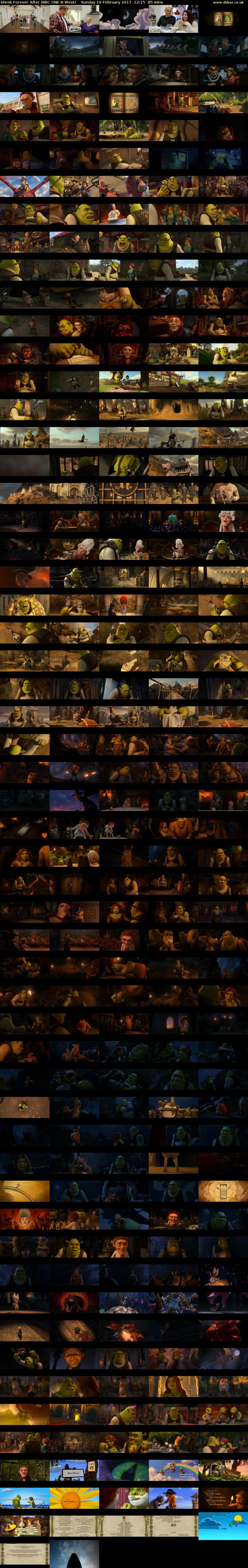 Shrek Forever After (BBC ONE N West) Sunday 19 February 2017 12:15 - 13:40