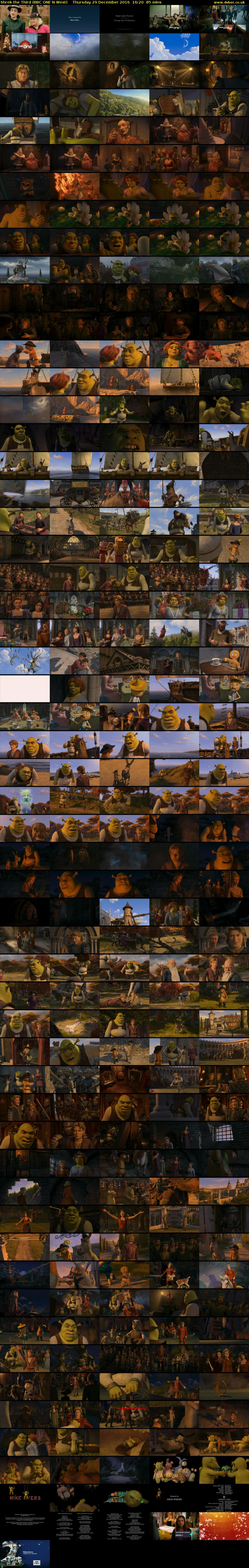 Shrek the Third (BBC ONE N West) Thursday 29 December 2016 16:20 - 17:45