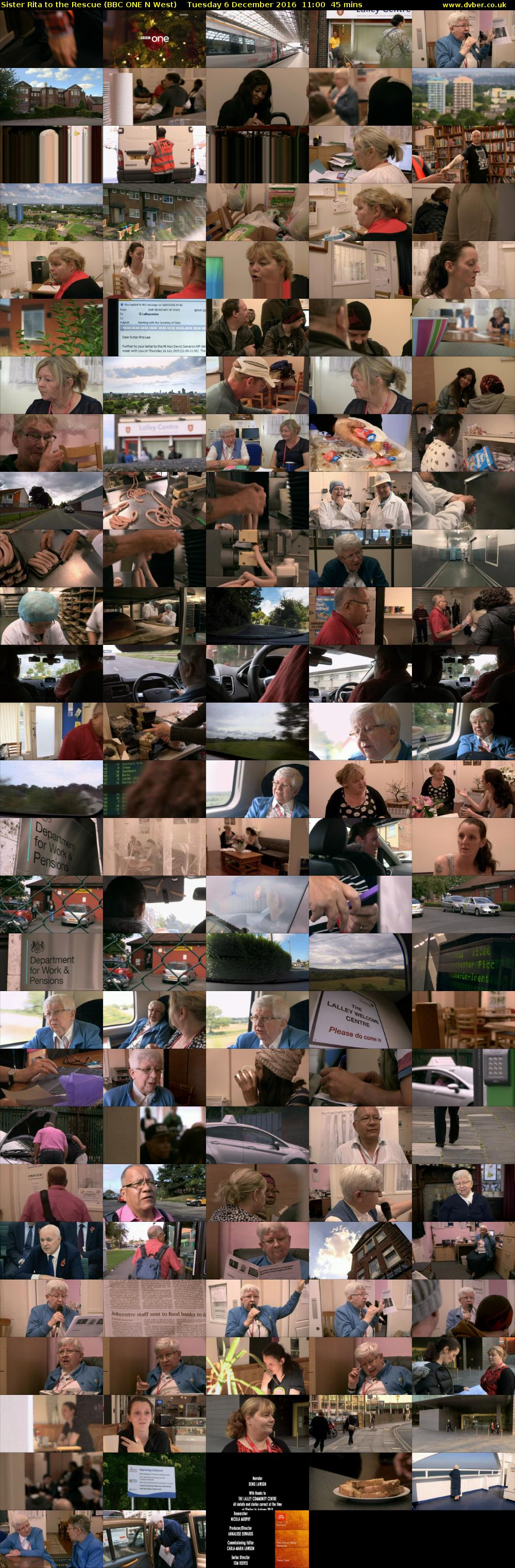 Sister Rita to the Rescue (BBC ONE N West) Tuesday 6 December 2016 11:00 - 11:45