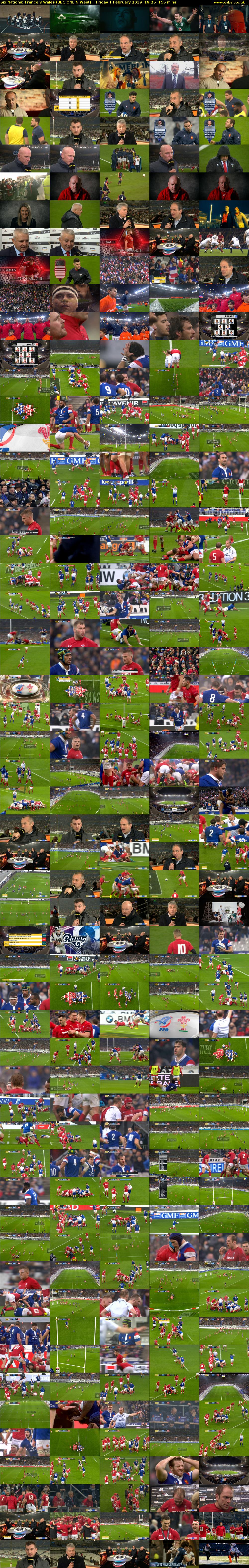 Six Nations: France v Wales (BBC ONE N West) Friday 1 February 2019 19:25 - 22:00