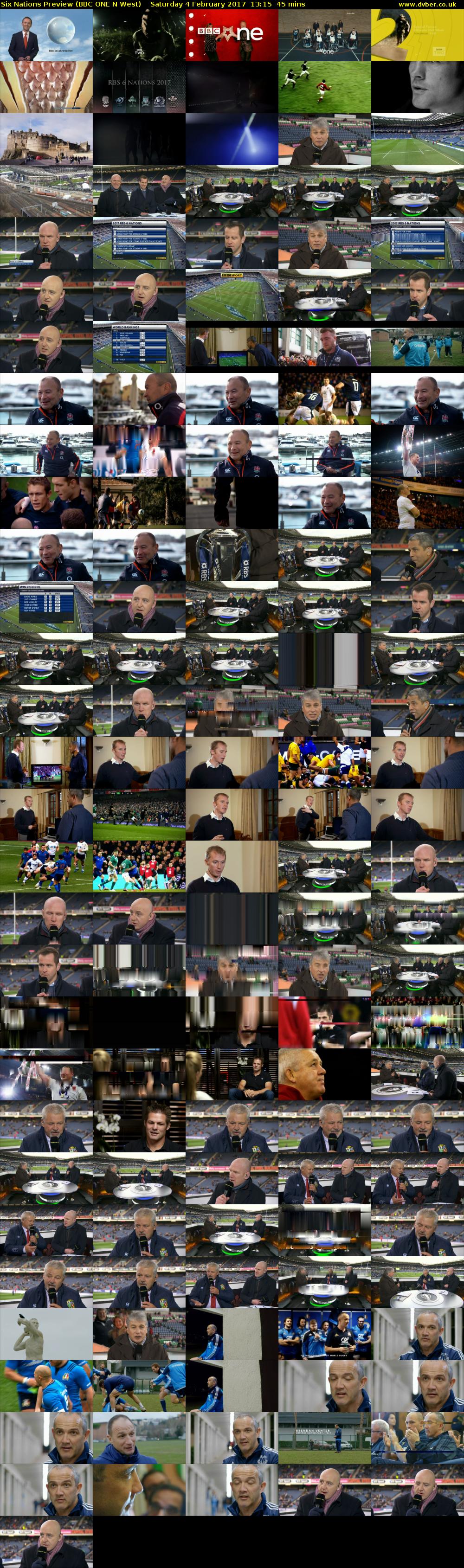 Six Nations Preview (BBC ONE N West) Saturday 4 February 2017 13:15 - 14:00