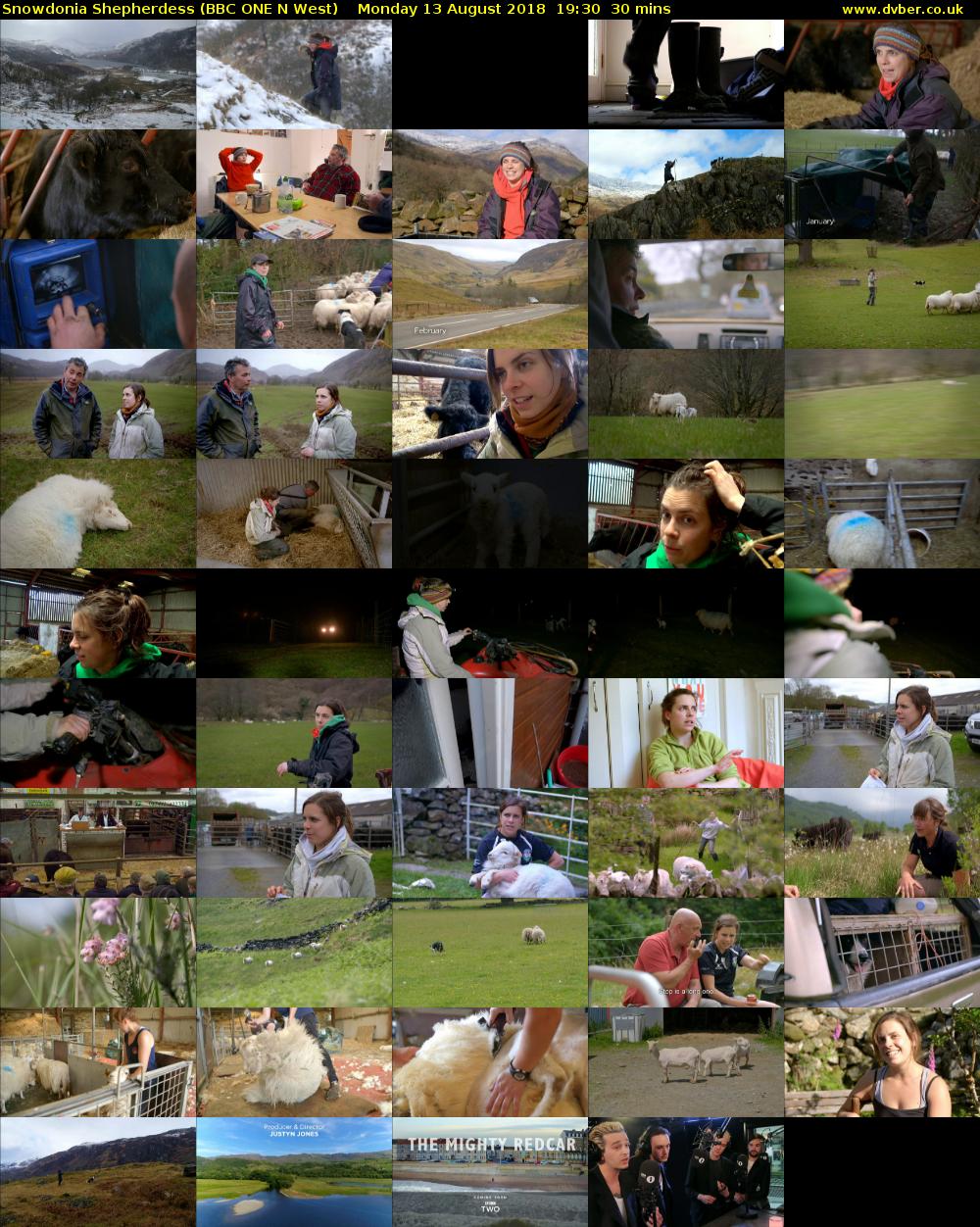 Snowdonia Shepherdess (BBC ONE N West) Monday 13 August 2018 19:30 - 20:00