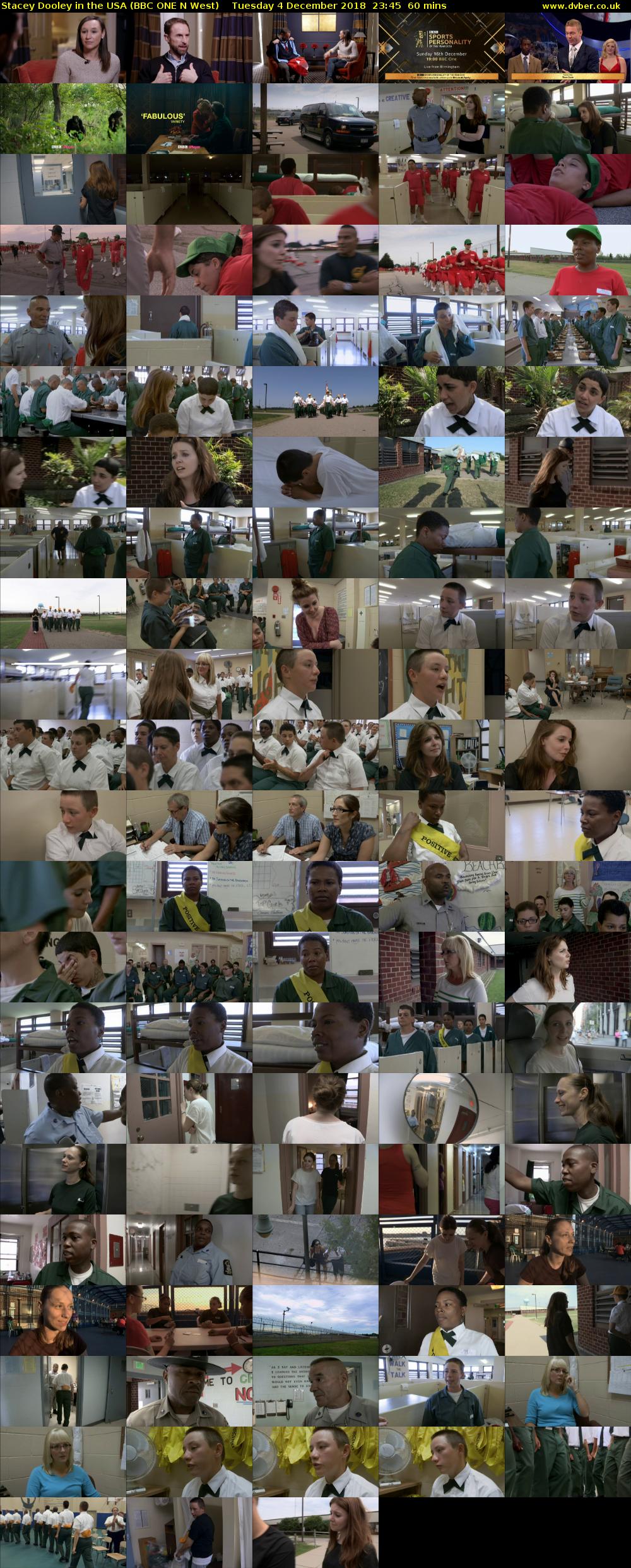 Stacey Dooley in the USA (BBC ONE N West) Tuesday 4 December 2018 23:45 - 00:45