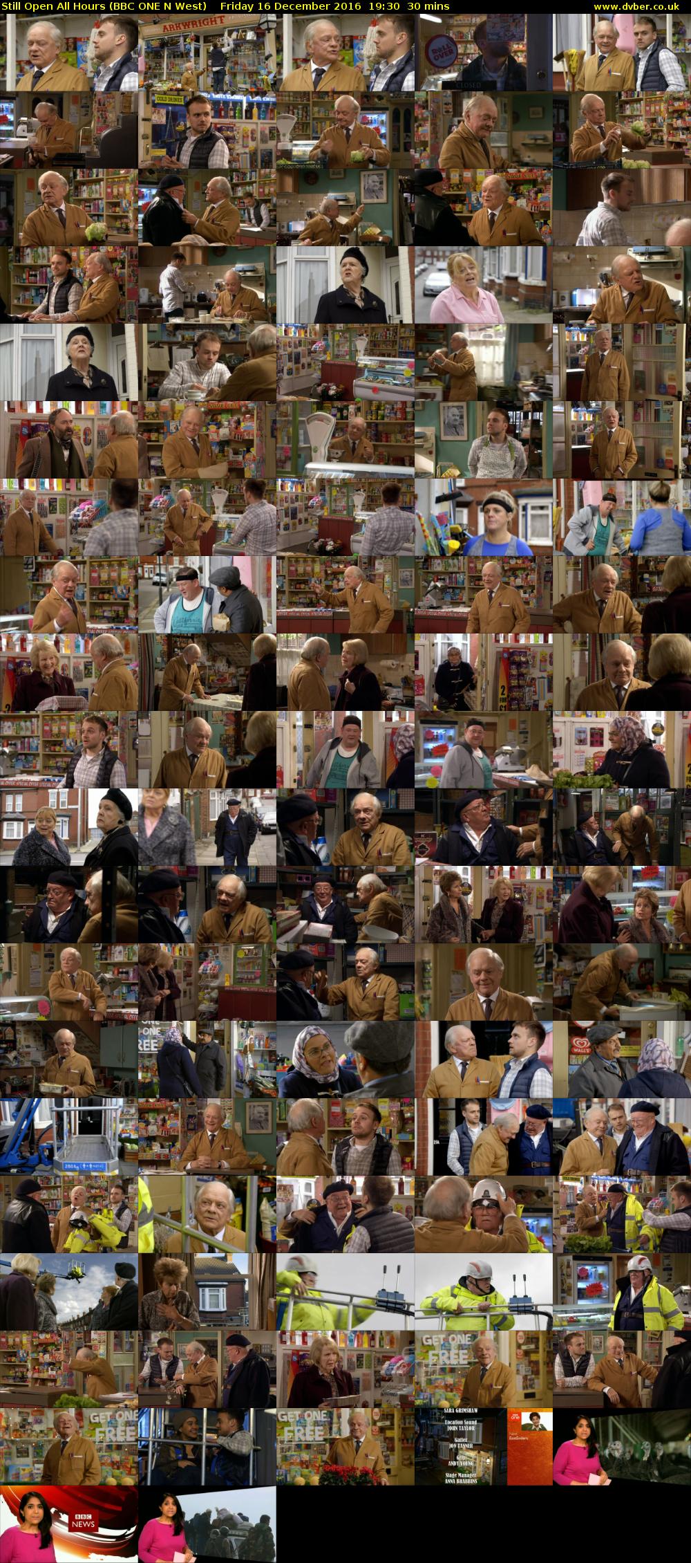 Still Open All Hours (BBC ONE N West) Friday 16 December 2016 19:30 - 20:00