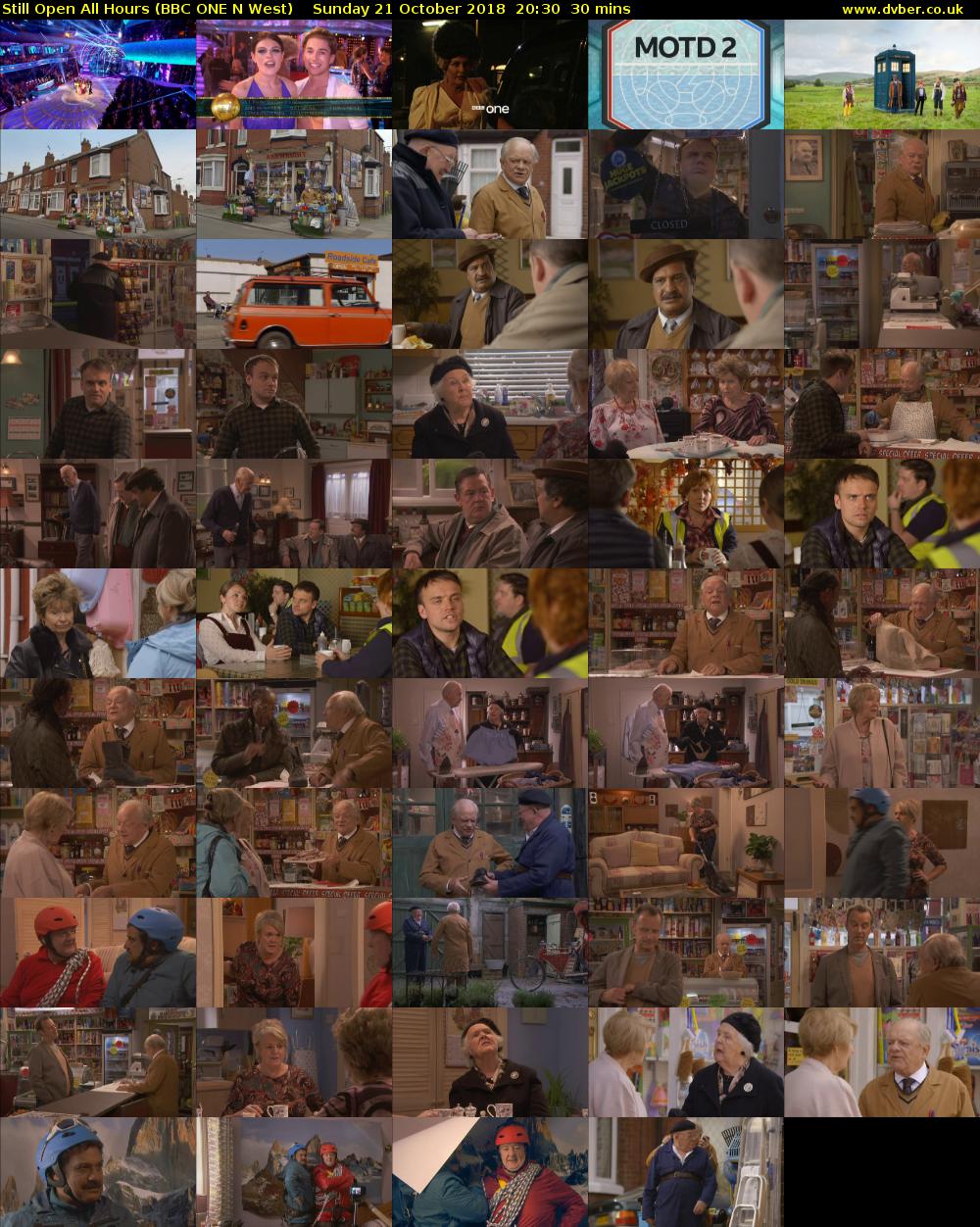 Still Open All Hours (BBC ONE N West) Sunday 21 October 2018 20:30 - 21:00