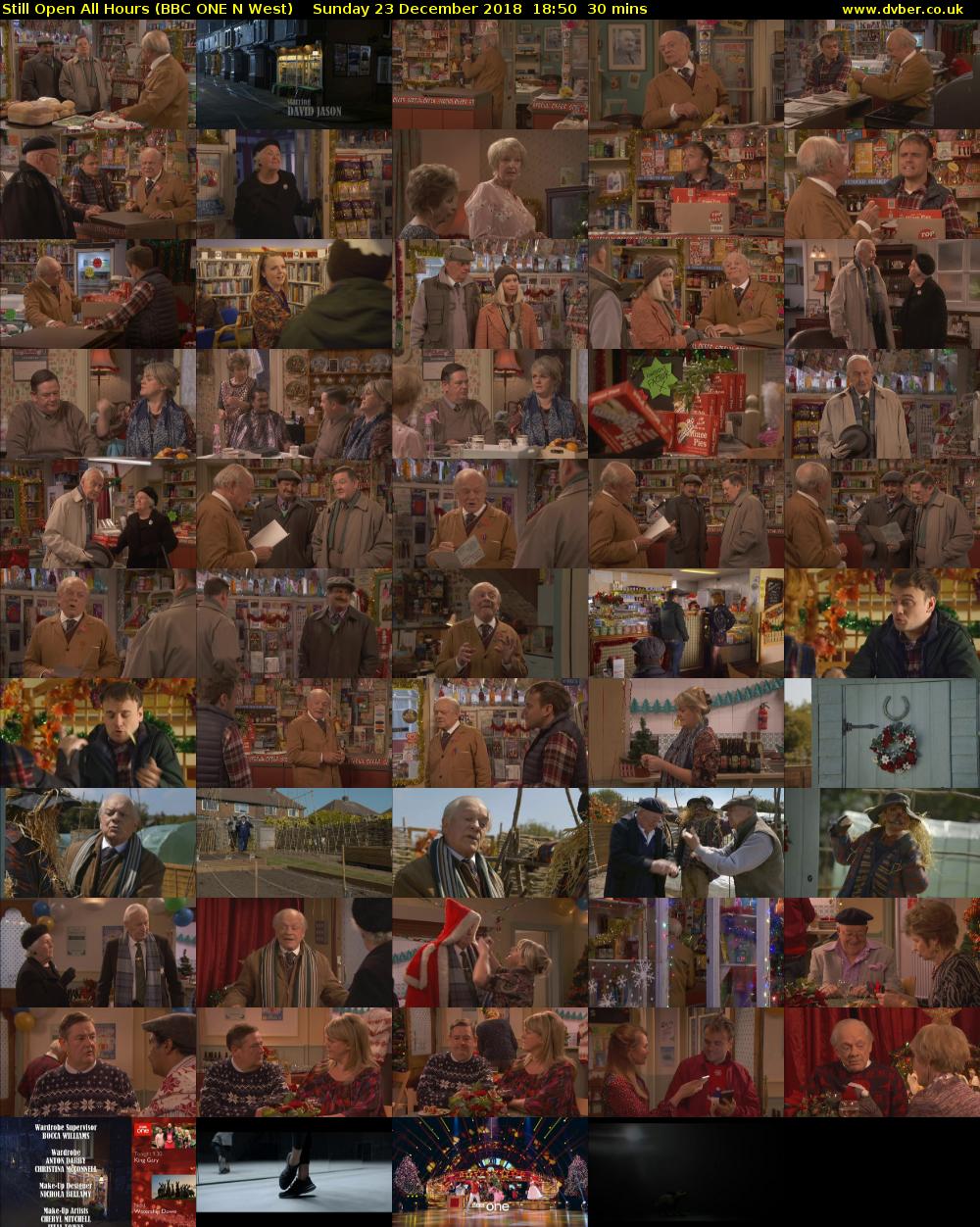 Still Open All Hours (BBC ONE N West) Sunday 23 December 2018 18:50 - 19:20