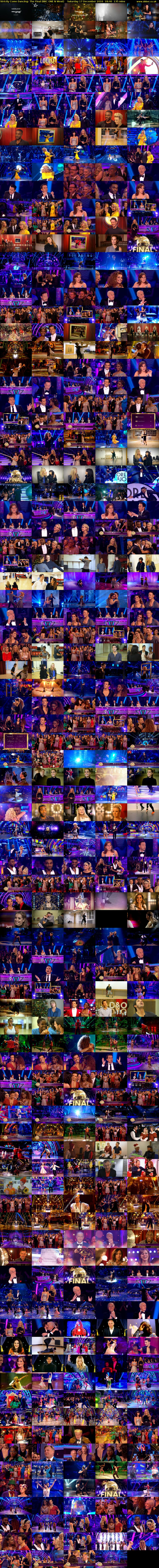 Strictly Come Dancing: The Final (BBC ONE N West) Saturday 17 December 2016 18:40 - 20:55