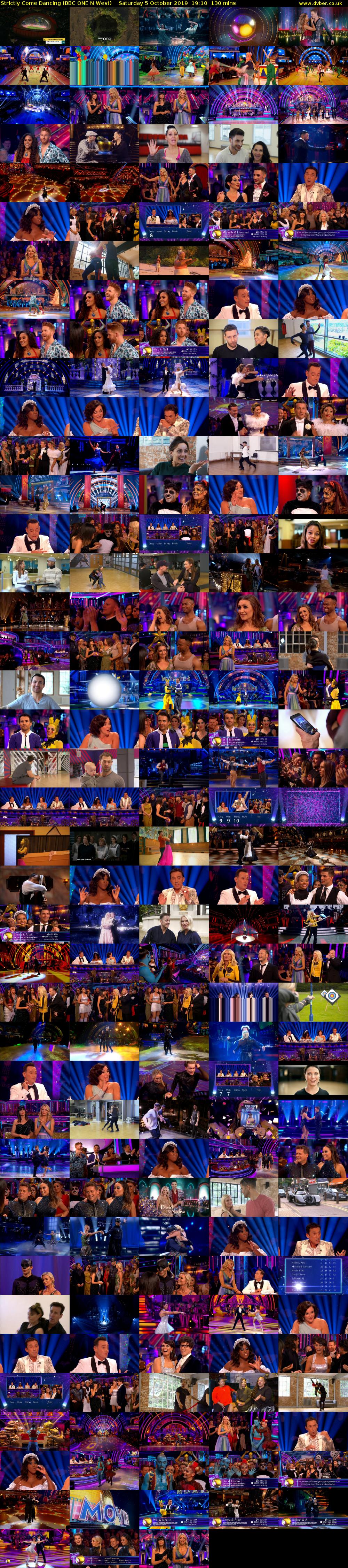Strictly Come Dancing (BBC ONE N West) Saturday 5 October 2019 19:10 - 21:20