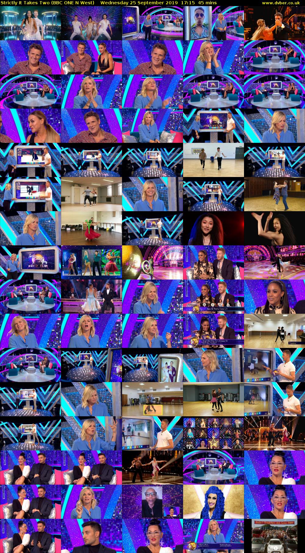 Strictly It Takes Two (BBC ONE N West) Wednesday 25 September 2019 17:15 - 18:00