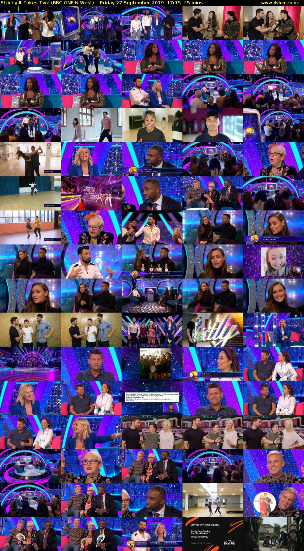 Strictly It Takes Two (BBC ONE N West) Friday 27 September 2019 17:15 - 18:00