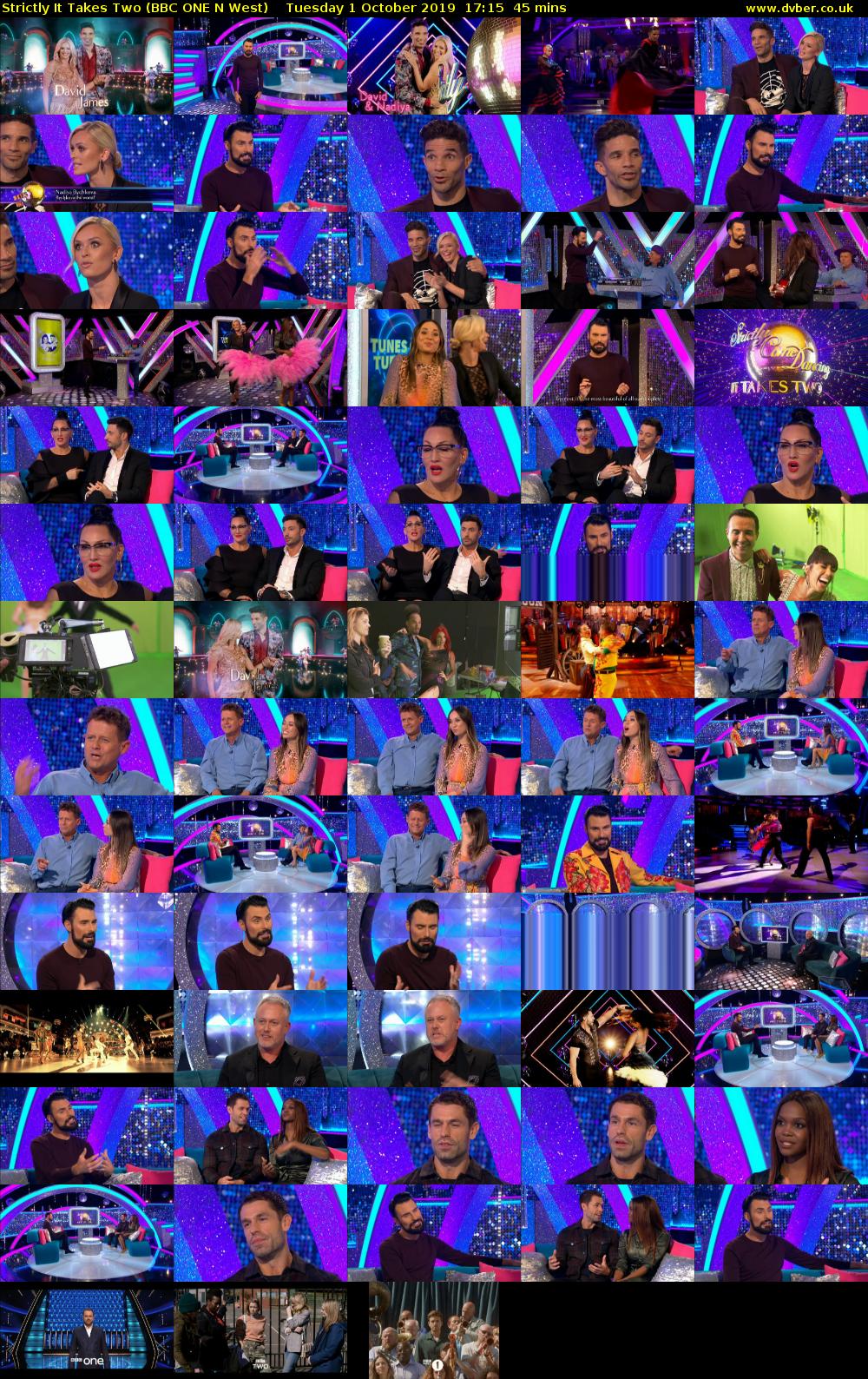 Strictly It Takes Two (BBC ONE N West) Tuesday 1 October 2019 17:15 - 18:00