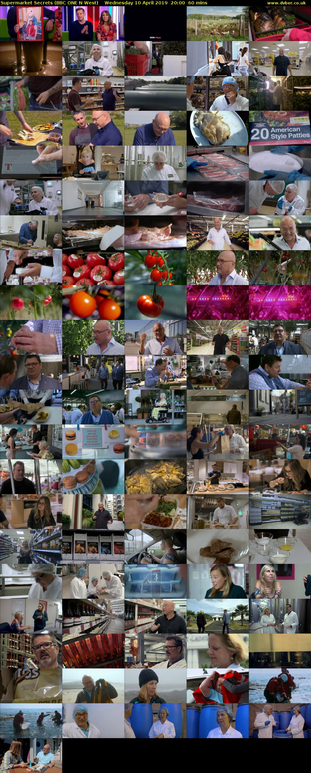 Supermarket Secrets (BBC ONE N West) Wednesday 10 April 2019 20:00 - 21:00