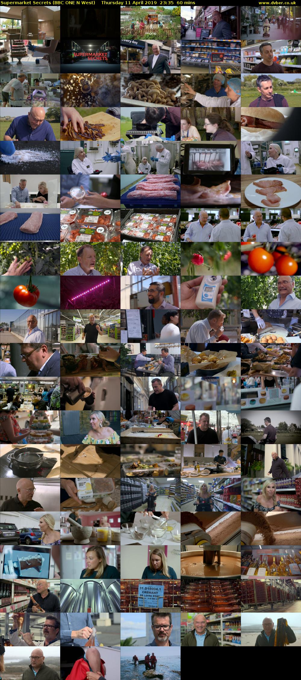Supermarket Secrets (BBC ONE N West) Thursday 11 April 2019 23:35 - 00:35