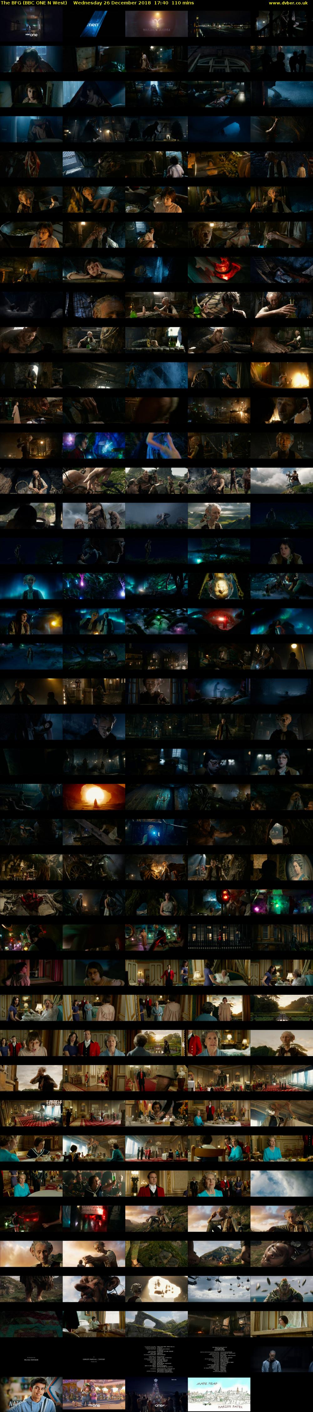 The BFG (BBC ONE N West) Wednesday 26 December 2018 17:40 - 19:30