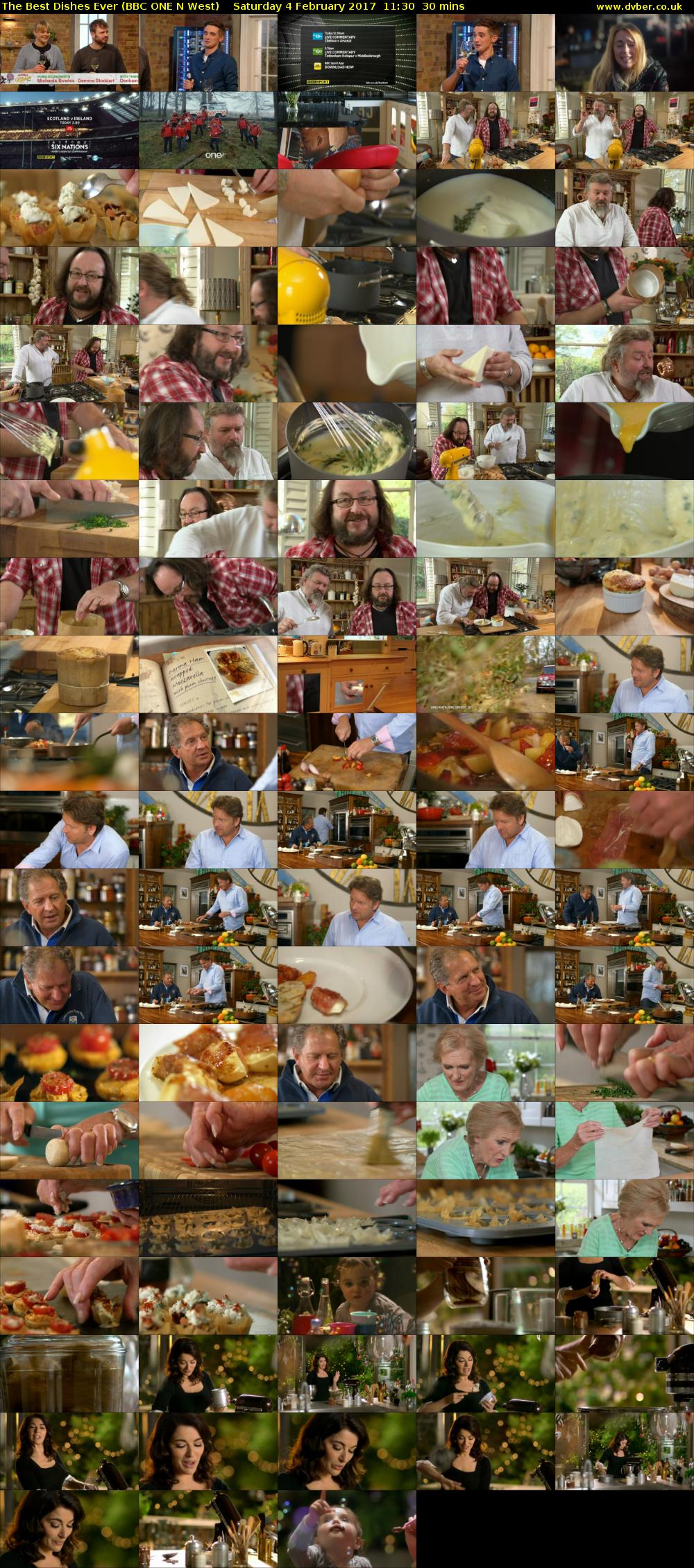 The Best Dishes Ever (BBC ONE N West) Saturday 4 February 2017 11:30 - 12:00
