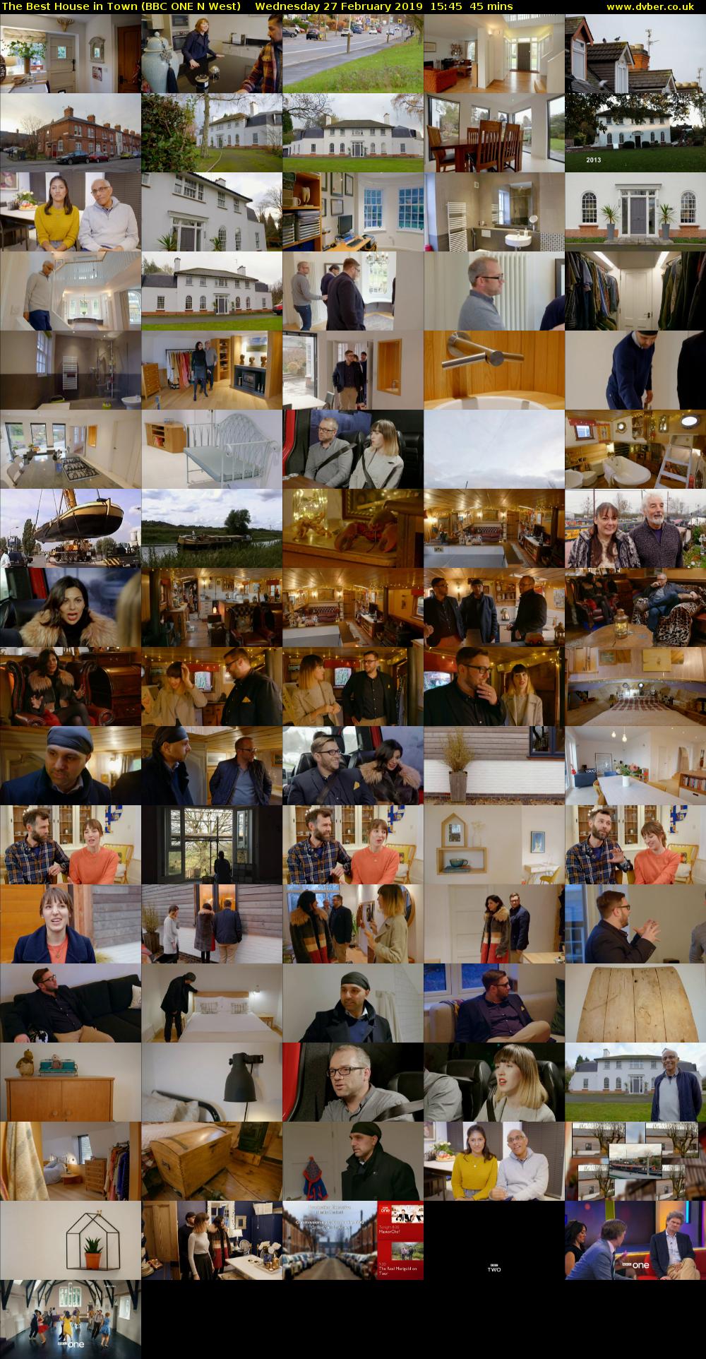 The Best House in Town (BBC ONE N West) Wednesday 27 February 2019 15:45 - 16:30
