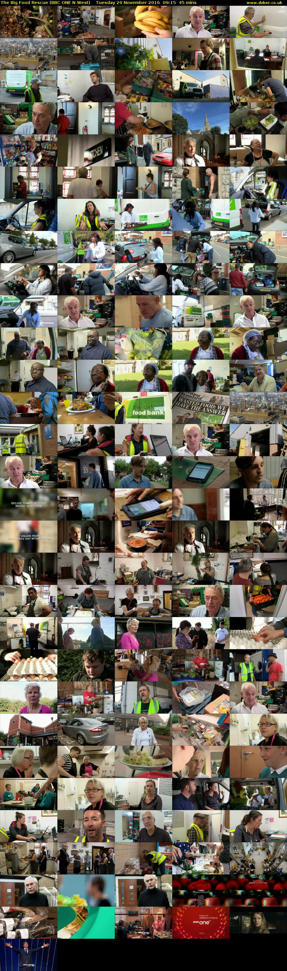 The Big Food Rescue (BBC ONE N West) Tuesday 29 November 2016 09:15 - 10:00