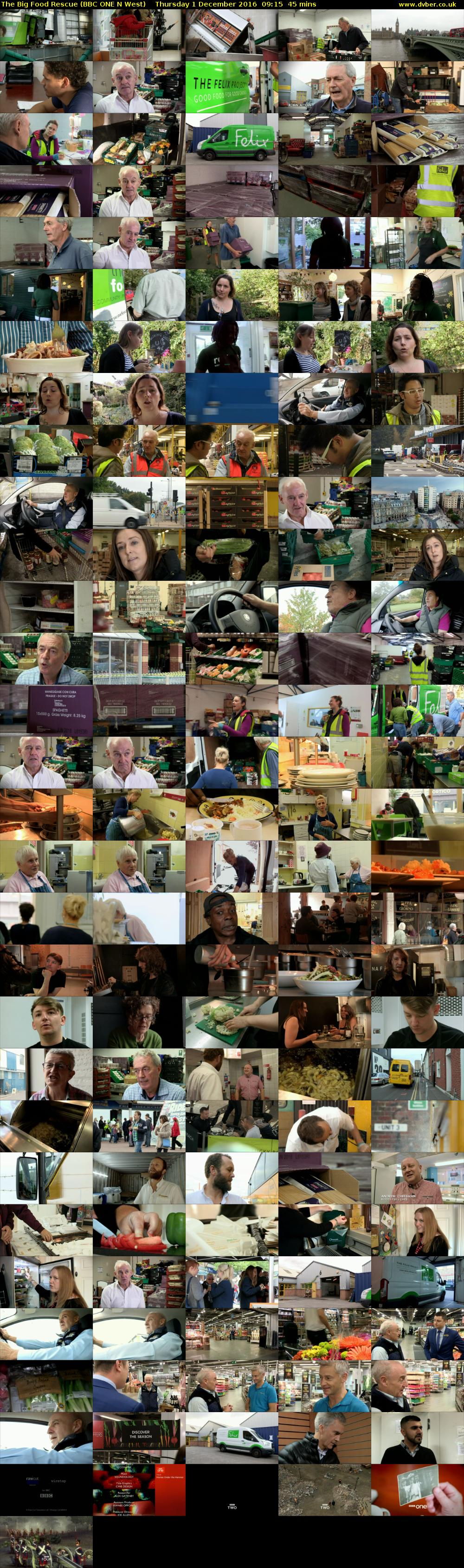 The Big Food Rescue (BBC ONE N West) Thursday 1 December 2016 09:15 - 10:00
