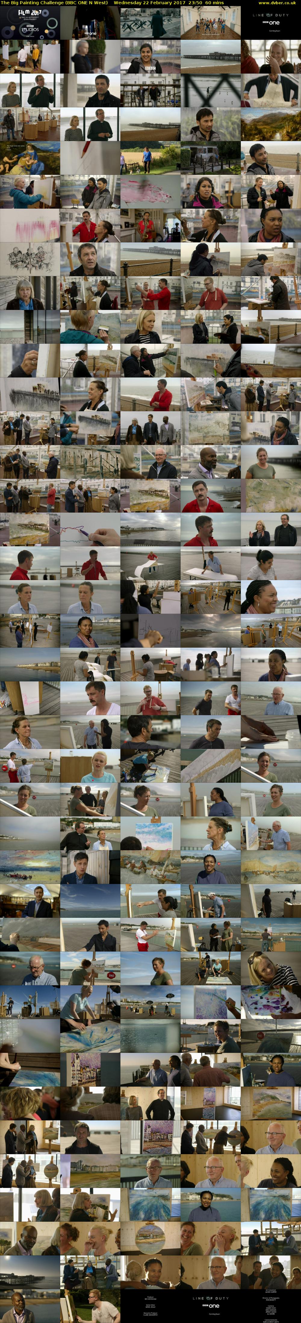The Big Painting Challenge (BBC ONE N West) Wednesday 22 February 2017 23:50 - 00:50
