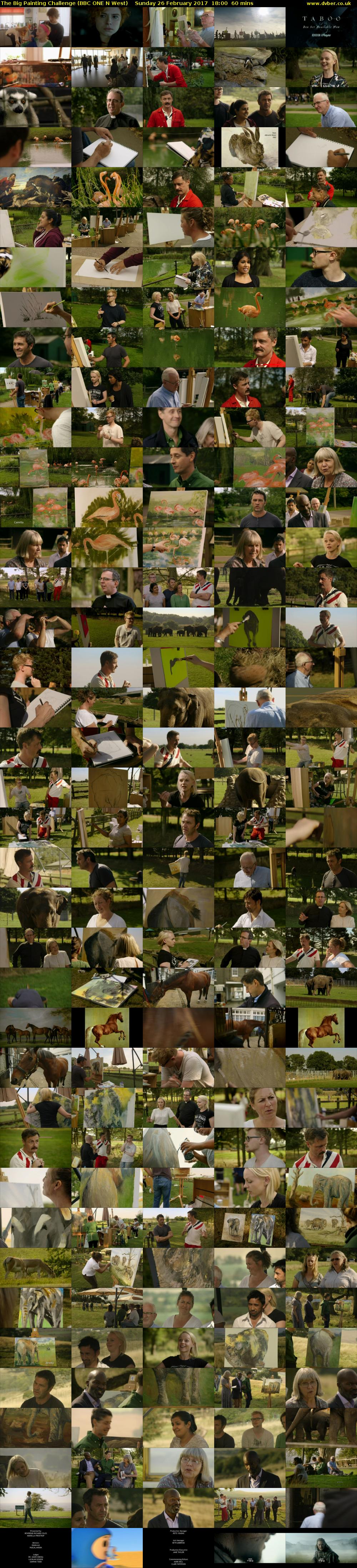 The Big Painting Challenge (BBC ONE N West) Sunday 26 February 2017 18:00 - 19:00