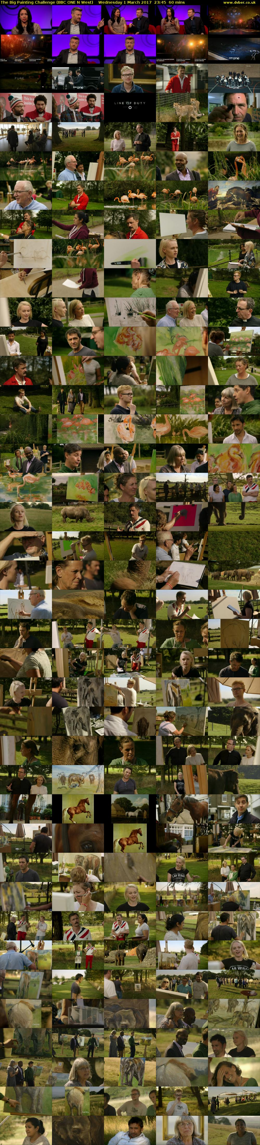 The Big Painting Challenge (BBC ONE N West) Wednesday 1 March 2017 23:45 - 00:45