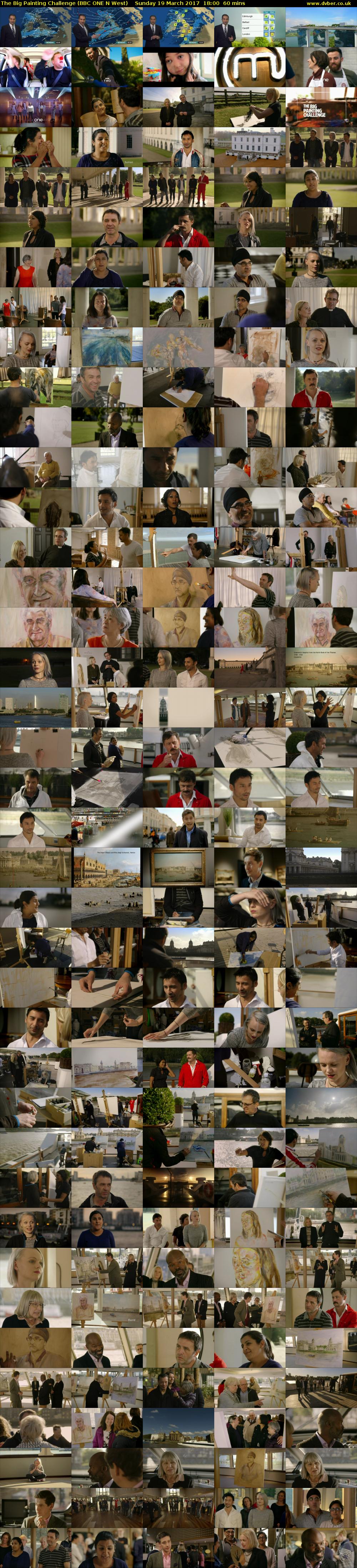 The Big Painting Challenge (BBC ONE N West) Sunday 19 March 2017 18:00 - 19:00