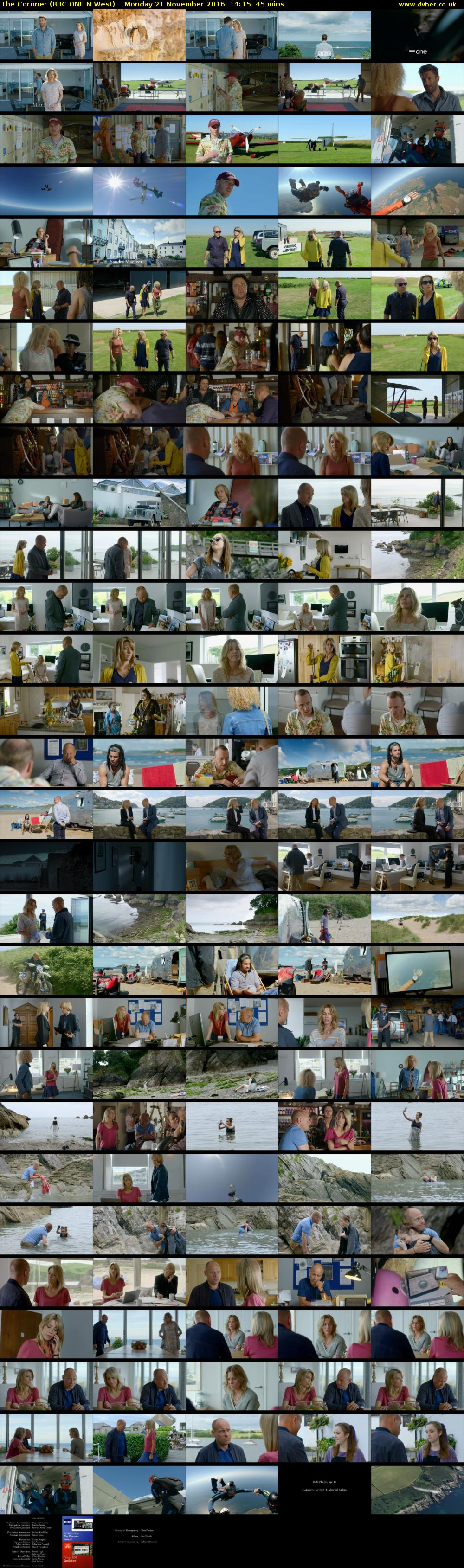 The Coroner (BBC ONE N West) Monday 21 November 2016 14:15 - 15:00