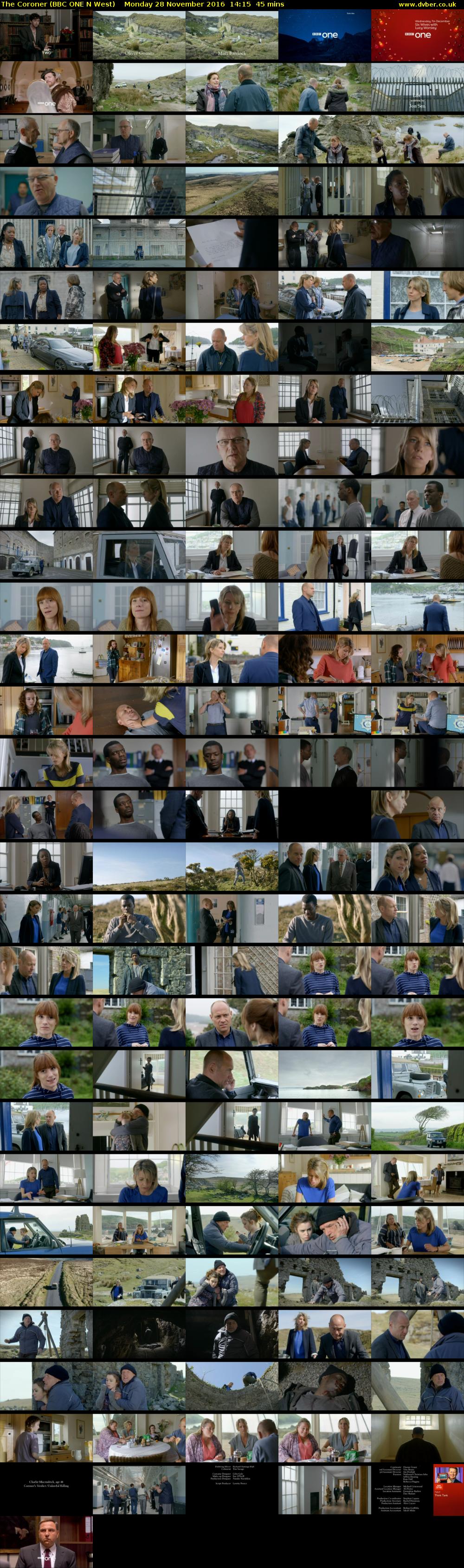 The Coroner (BBC ONE N West) Monday 28 November 2016 14:15 - 15:00