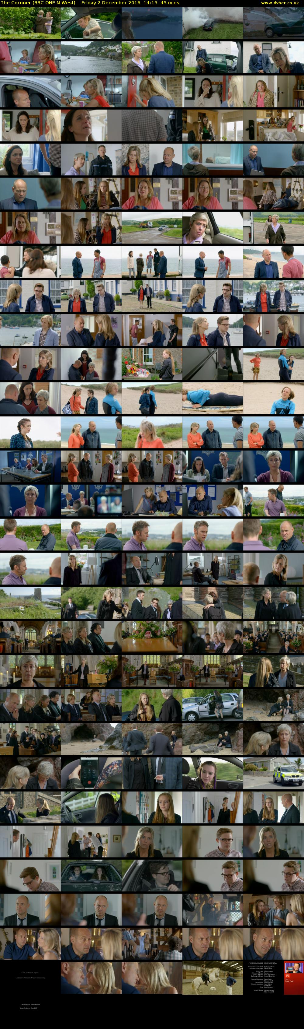 The Coroner (BBC ONE N West) Friday 2 December 2016 14:15 - 15:00