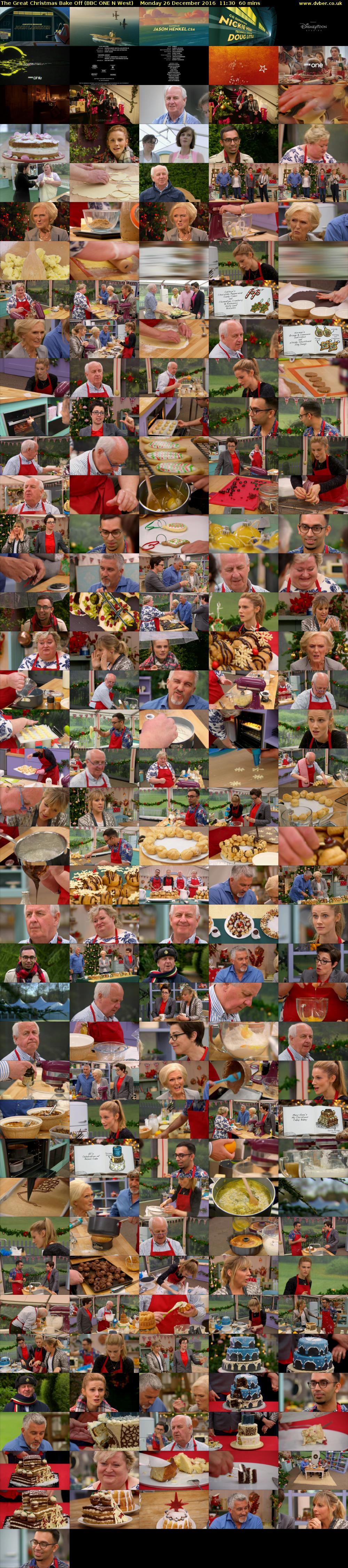 The Great Christmas Bake Off (BBC ONE N West) Monday 26 December 2016 11:30 - 12:30