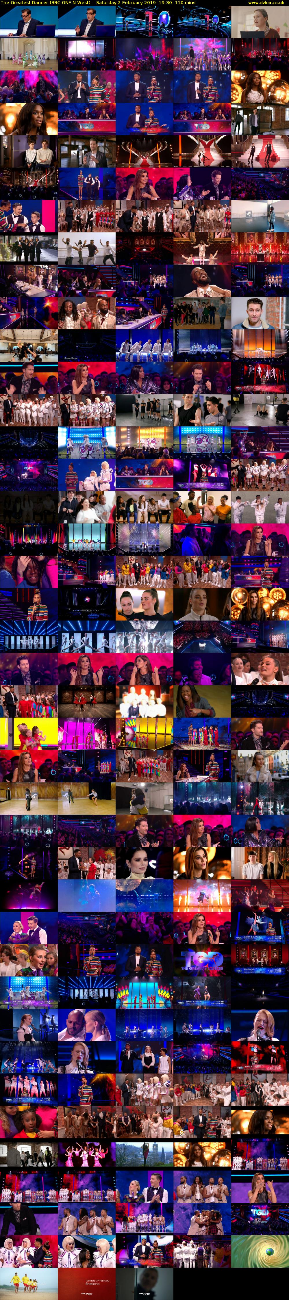 The Greatest Dancer (BBC ONE N West) Saturday 2 February 2019 19:30 - 21:20