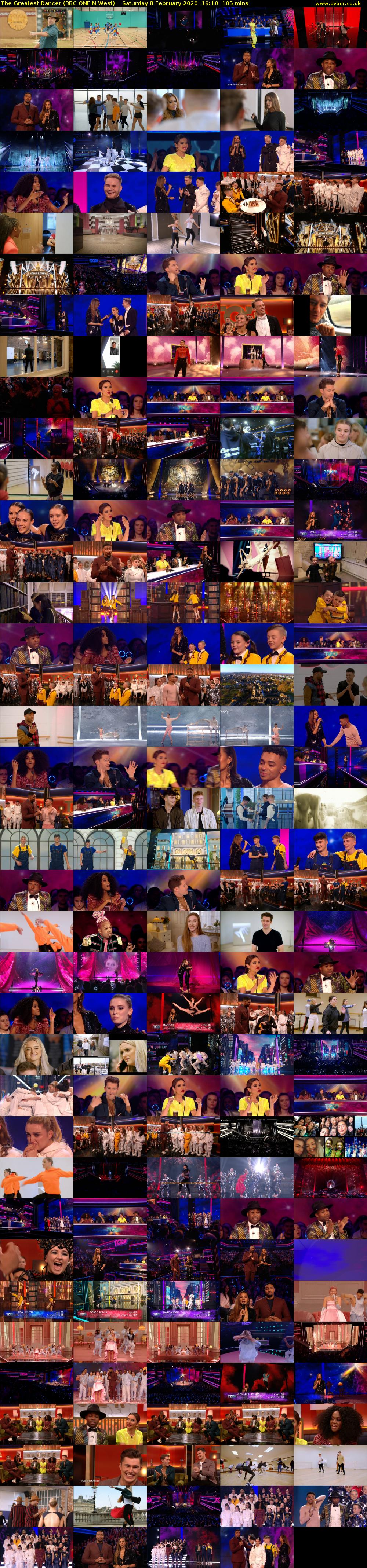 The Greatest Dancer (BBC ONE N West) Saturday 8 February 2020 19:10 - 20:55