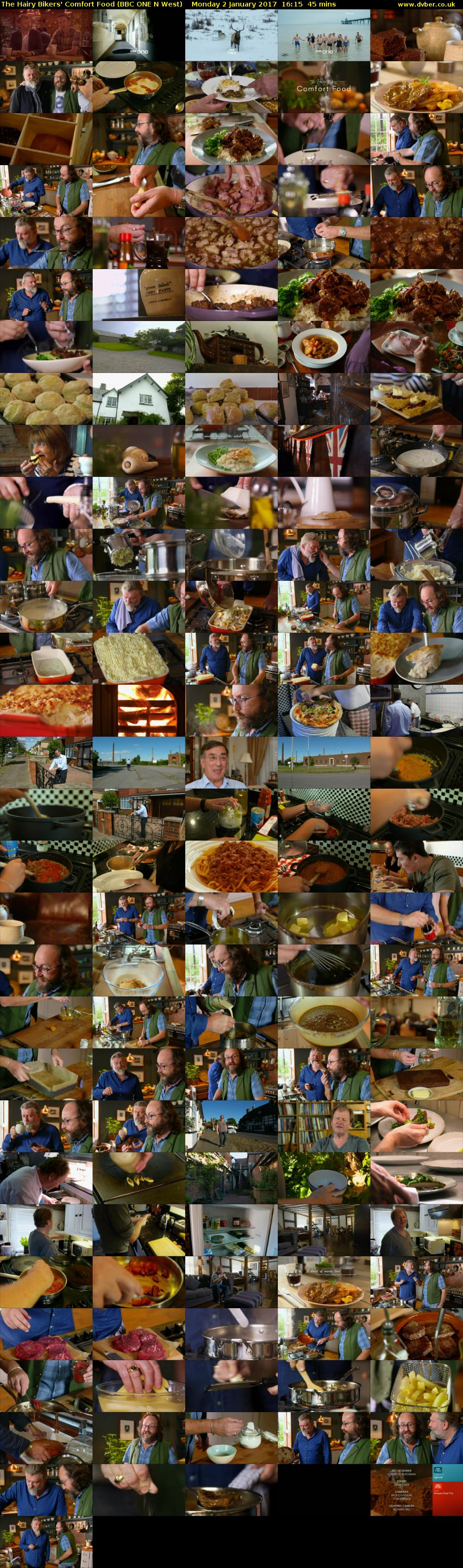 The Hairy Bikers' Comfort Food (BBC ONE N West) Monday 2 January 2017 16:15 - 17:00