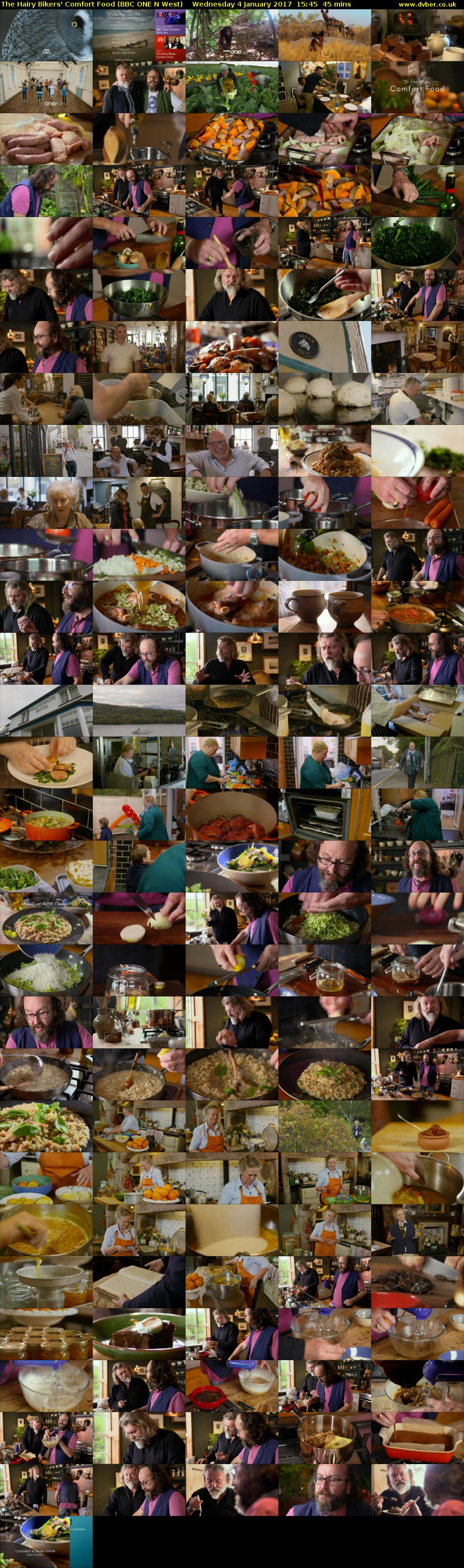 The Hairy Bikers' Comfort Food (BBC ONE N West) Wednesday 4 January 2017 15:45 - 16:30
