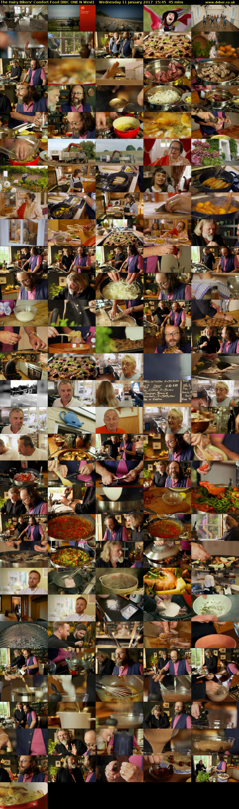 The Hairy Bikers' Comfort Food (BBC ONE N West) Wednesday 11 January 2017 15:45 - 16:30