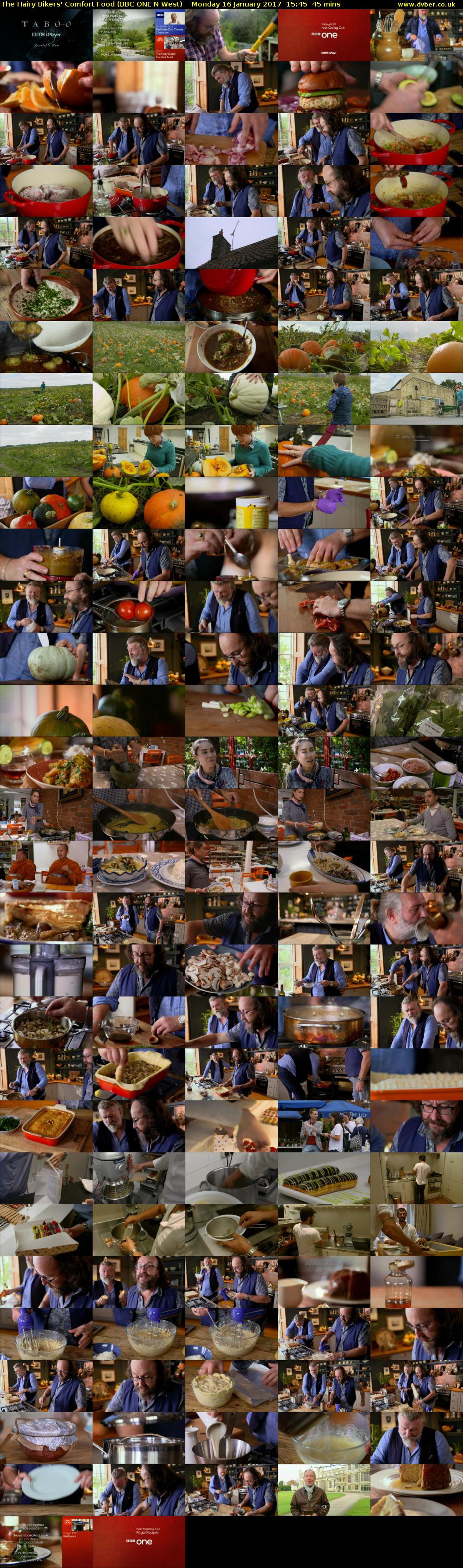 The Hairy Bikers' Comfort Food (BBC ONE N West) Monday 16 January 2017 15:45 - 16:30