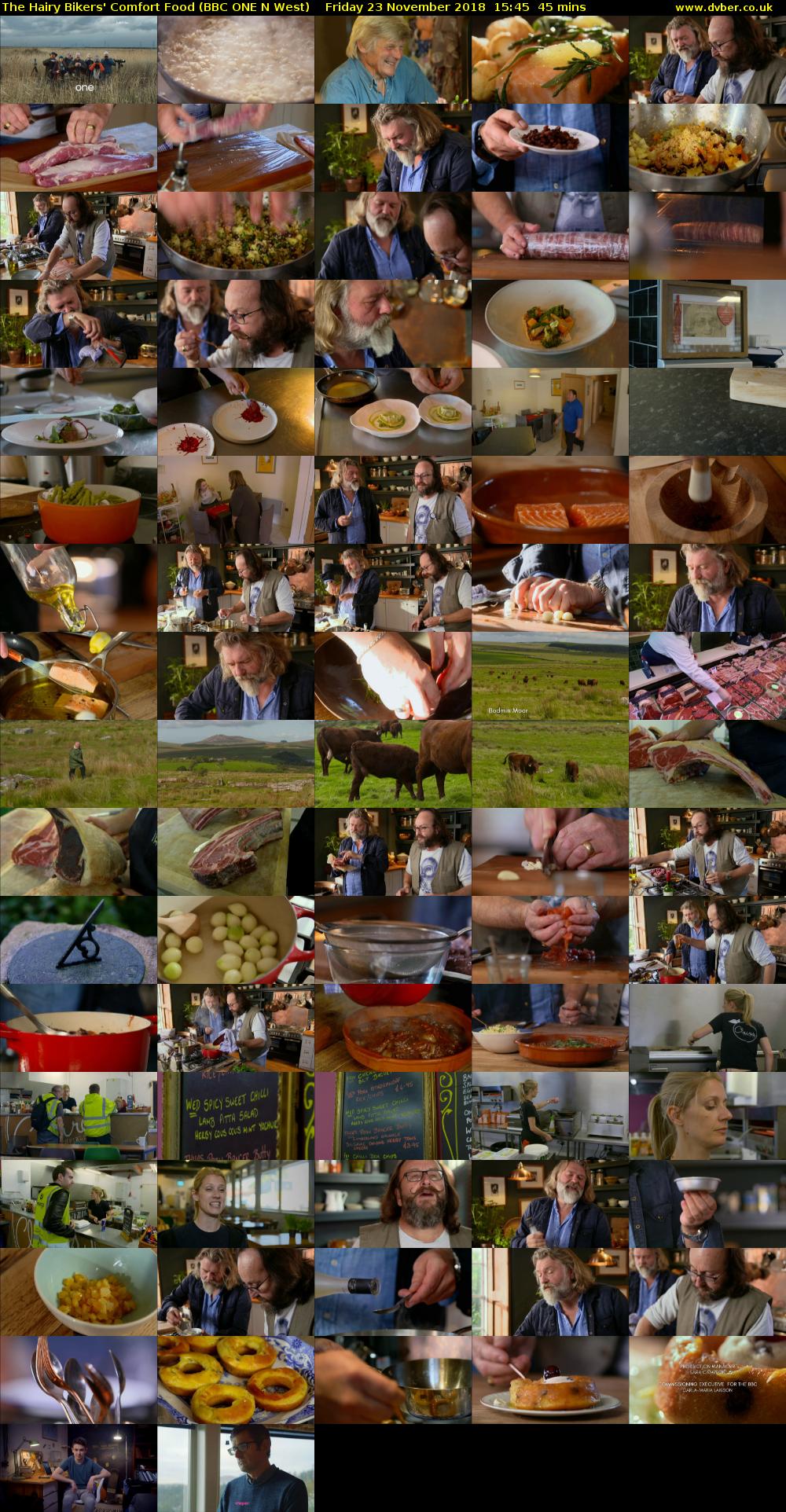 The Hairy Bikers' Comfort Food (BBC ONE N West) Friday 23 November 2018 15:45 - 16:30