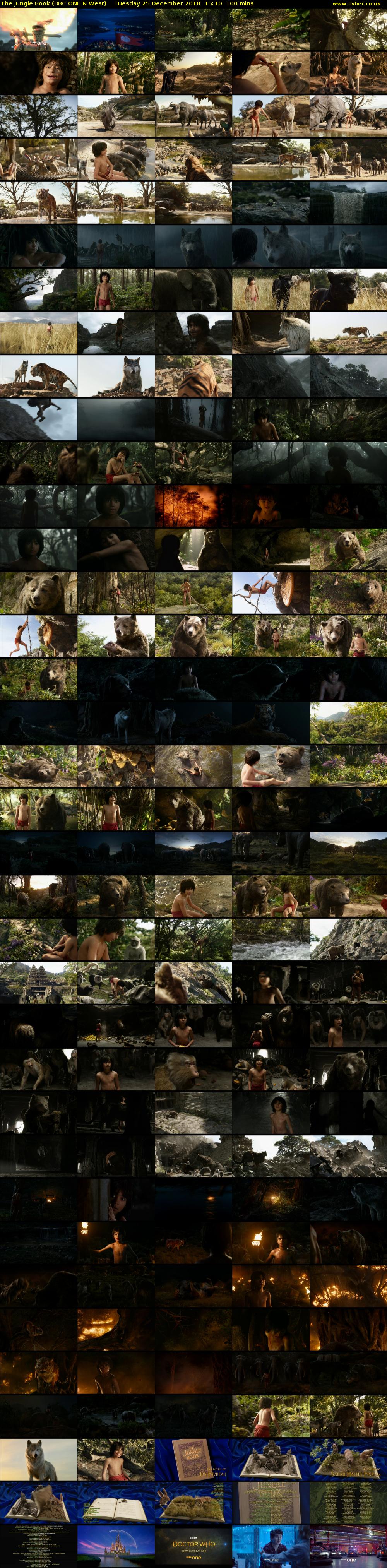 The Jungle Book (BBC ONE N West) Tuesday 25 December 2018 15:10 - 16:50