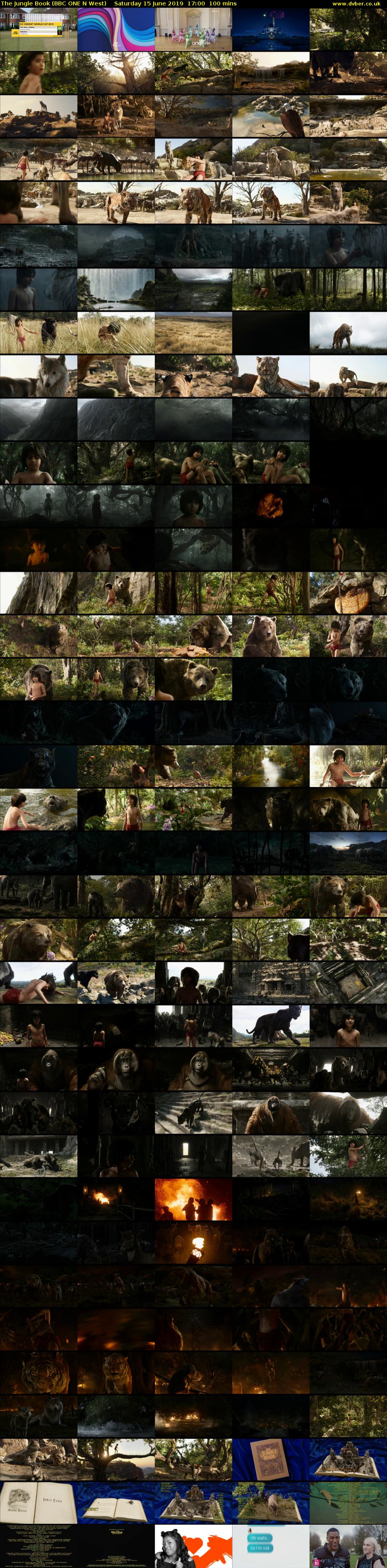 The Jungle Book (BBC ONE N West) Saturday 15 June 2019 17:00 - 18:40