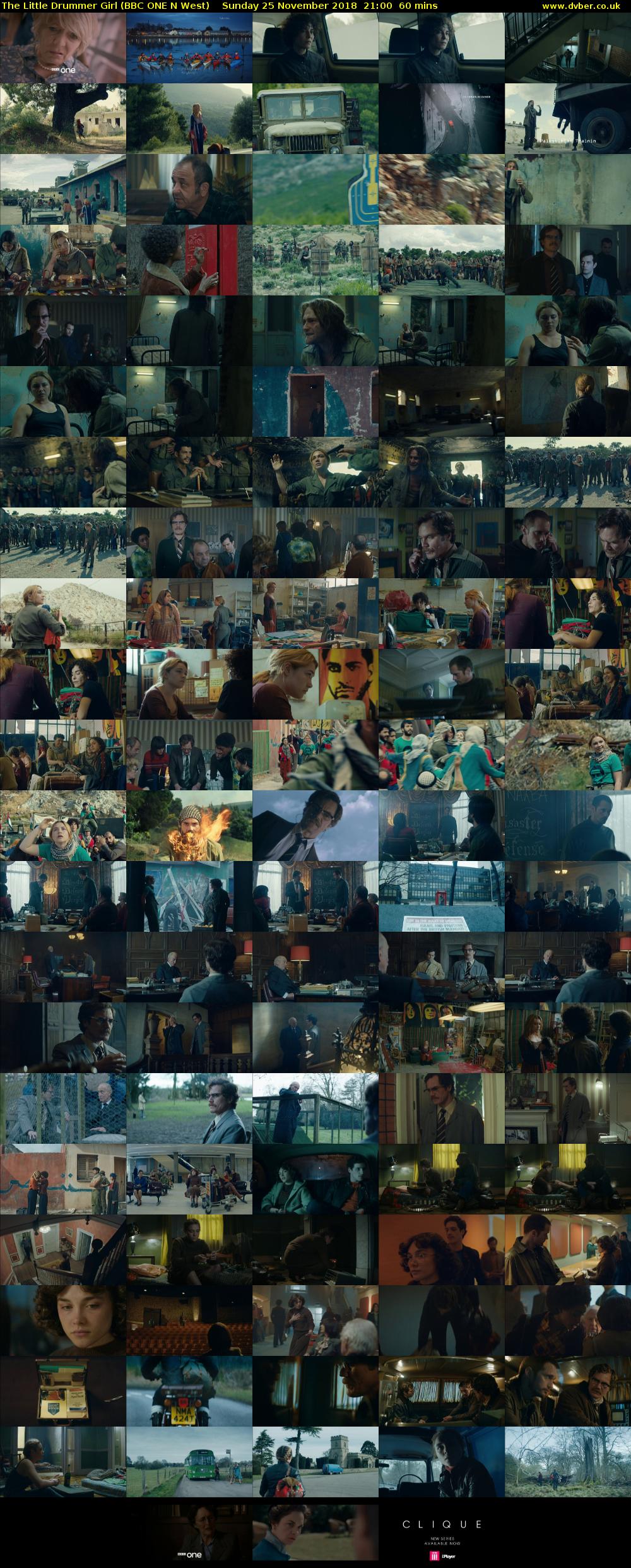 The Little Drummer Girl (BBC ONE N West) Sunday 25 November 2018 21:00 - 22:00